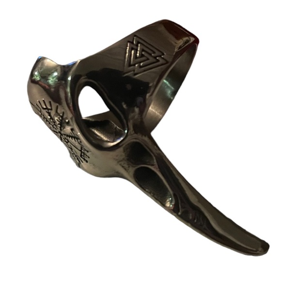 Viking Raven Ring - Picture 3 of 4